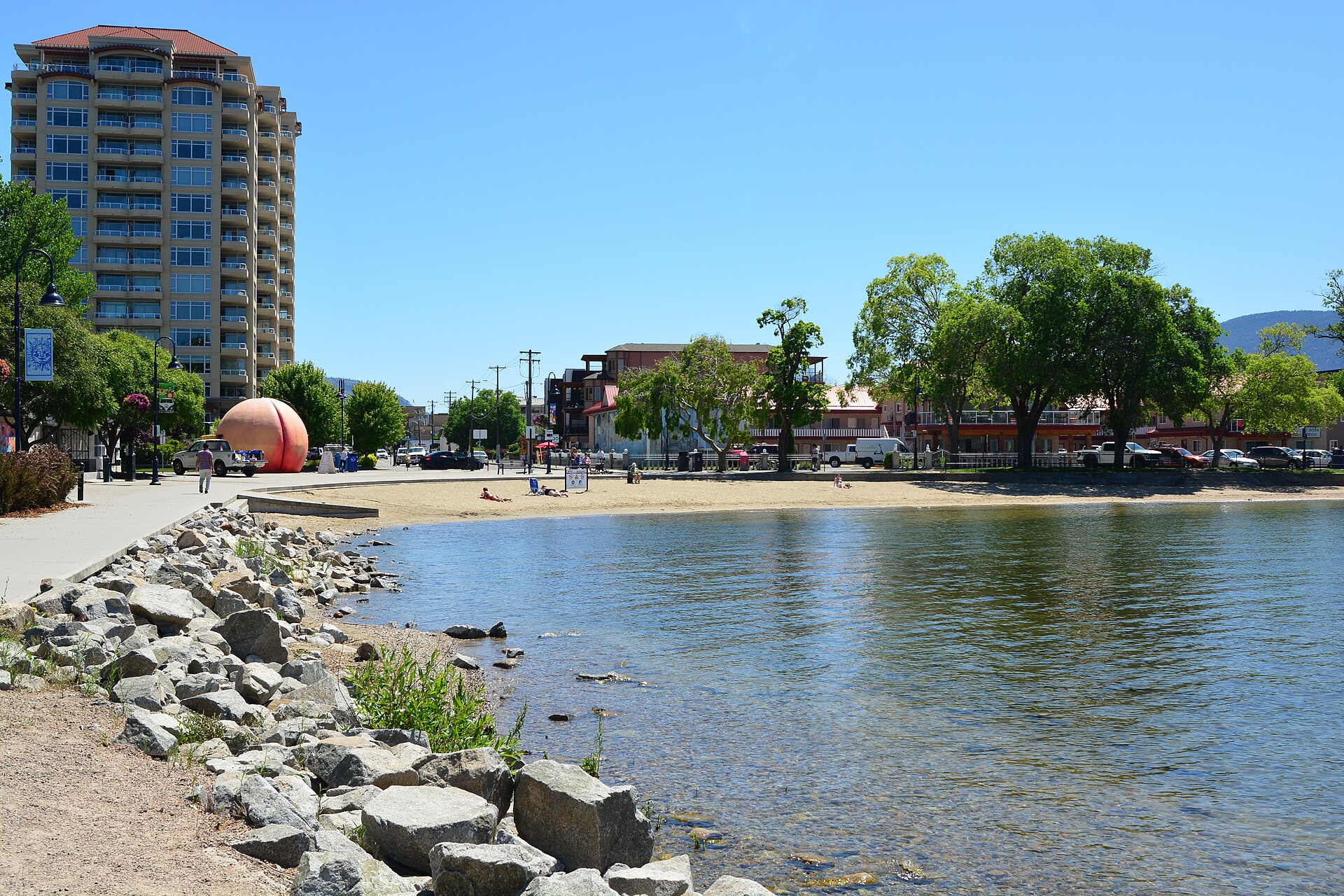 Okanagan Lake waterfront, British Columbia